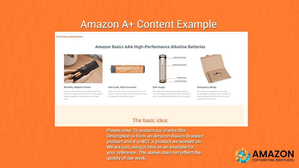 What is Amazon A+ Content? | Amazon EBC Example