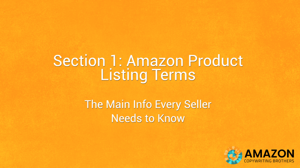 Amazon Product Listing Terms | Amazon Glossary of Terms